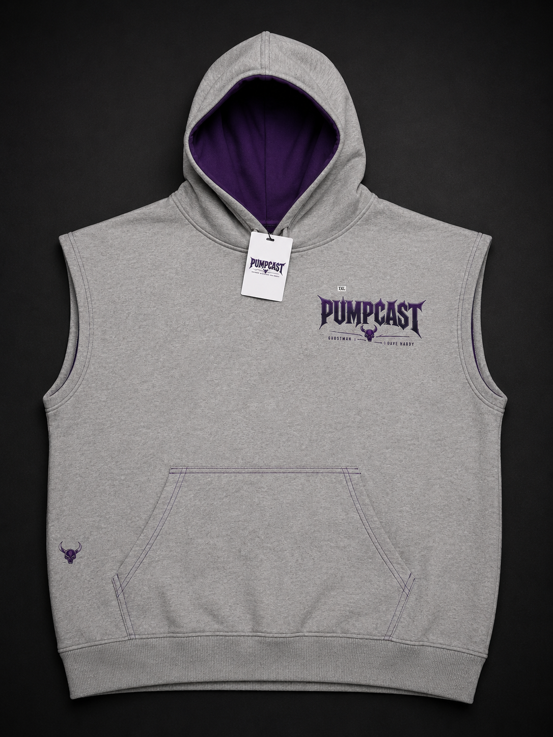 PumpCast Sleeveless Hoodie